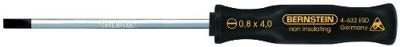 Bernstein Tools for Electronics Bernstein Werkzeugfabrik Werkplaats Platte schroevendraaier Kopbreedte: 4 mm Koplengte: 100 mm