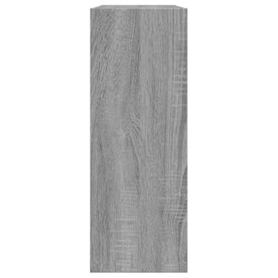 VidaXL Schoenenkast 80x21x57 cm bewerkt hout grijs sonoma eikenkleur