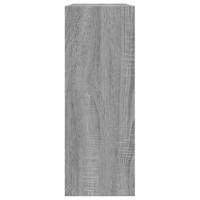 Schoenenkast 80x21x57 cm bewerkt hout grijs sonoma eikenkleur - thumbnail