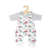 Heless Poppen romper pinguin met t-shirt, 28-35 cm - thumbnail