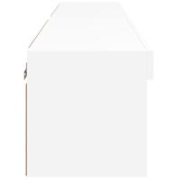 Tv-meubels met LED-verlichting 2 st 60x30x30 cm wit - thumbnail