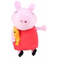 Nickelodeon knuffel Peppa Pig pluche rood 25 cm - thumbnail