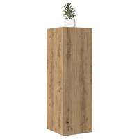 Tv-meubelen 2 st 30,5x30x90 cm bewerkt hout artisanaal eiken - thumbnail