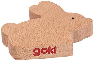 Goki houten boerderij dieren, 10st.