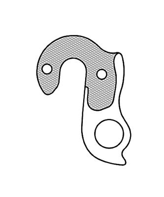 Union derailleurpad gh-116 met schroefset m4x0.7