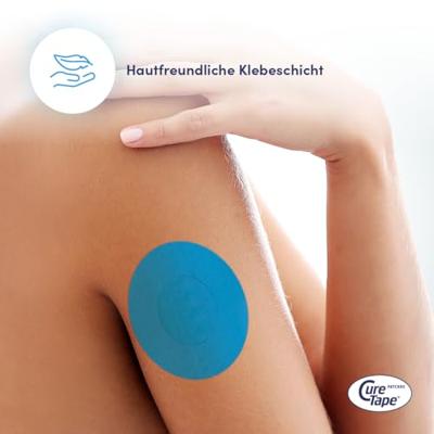 Cure Tape Sensor patch blue 25 Stuks