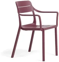 Nardi stapelbare lounge tuinstoel sedia borgogna - thumbnail