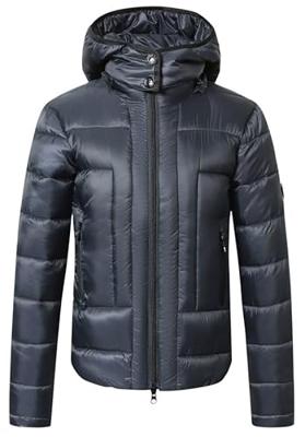 Covalliero Quilted JR Winterjas AW24/25 donkerblauw maat:152