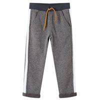 Kinderjoggingbroek 104 gemleerd donkergrijs - thumbnail
