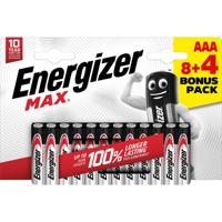 Energizer batterijen Max AAA/LR03/E92, blister van 8 + 4 - thumbnail