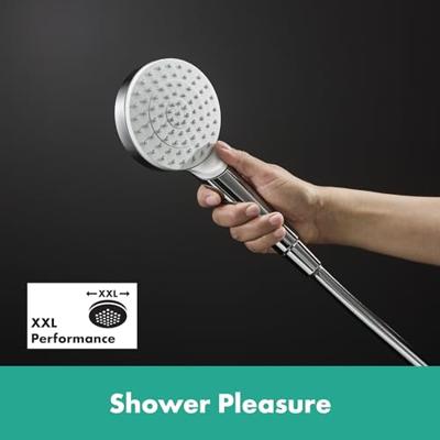 Hansgrohe Croma Select E handdouche 110 vario EcoSmart 9 l/min, wit/chroom Hansgrohe Croma Select E handdouche 110 vario EcoSmart 9 l/min, wit/chroom