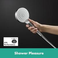 Hansgrohe Croma Select E handdouche 110 vario EcoSmart 9 l/min, wit/chroom - thumbnail