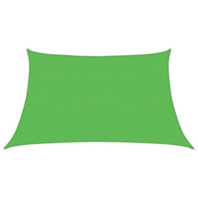 Zonnezeil 160 g/m² 3/4x2 m HDPE lichtgroen