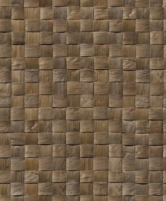 Noordwand Textura Behang met natuurlijk vlechtwerk - 1545742