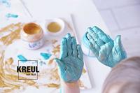 Creativ Company Mucki vingerverf, metallic paars, 150 ml/ 1 doosje - thumbnail