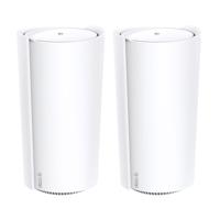 TP-Link Deco XE200 V1 - WLAN-systeem (2 routers) - tot 6.500 sq.ft - mesh - 10 GigE - WLAN 6E - Wi-Fi 6 - Multi-Band - thumbnail