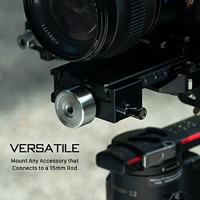Tilta TGA-SRA 15mm Single Rod Attachment for Manfrotto Extender Plate - thumbnail