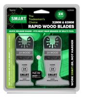 SMART blades UN TRA 2st Blad assorti snelsnij hout voor multitool - thumbnail