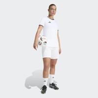 adidas Entrada 26 Voetbalshirt Dames Wit Zwart - thumbnail