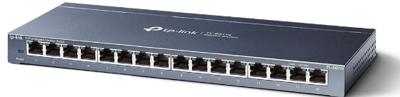 TP-Link TL-SG116 16-Port Gigabit Desktop Switch Switch Zwart - thumbnail