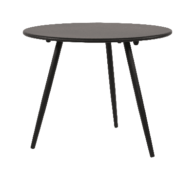 Bijzet Tuintafel Rond Ø60cm - Zwart Bijzet Tuintafel Rond Ø60cm - Zwart
