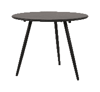 Bijzet Tuintafel Rond Ø60cm - Zwart - thumbnail