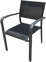 Juventus Stapelstoel alu met textileen - thumbnail