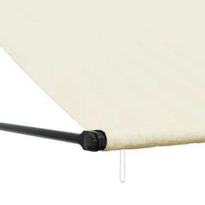 VidaXL Luifel uittrekbaar 300x150 cm stof en staal crèmekleurig