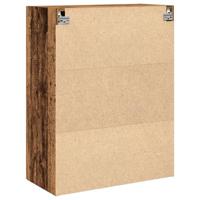 Wandkast Wandgemonteerd Oud hout 69.5 x 34 x 90 cm Bewerkt hout - thumbnail