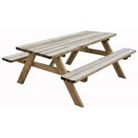 Oslo houten picknicktafel - thumbnail
