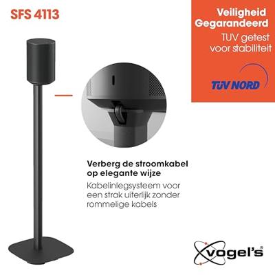 Vogels SFS 4113 VOOR SONOS ERA 100 Audio vloerstandaard Zwart - thumbnail