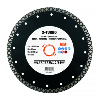 Perfectmate EPT0714 X-Turbo Diamantschijf | Beton en universeel | 300 mm - EPT0714
