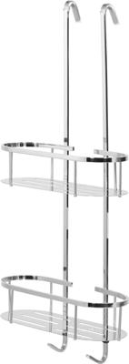 Saqu Oval hangend doucherek 35,2x82cm chroom