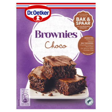 Dr. Oetker Brownies choco bakmix 360g bij Jumbo