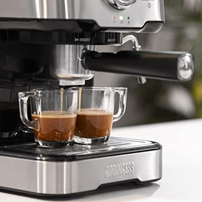 Princess 01.249412.01.001 Capsulemachine RVS, Zwart Nespresso - thumbnail