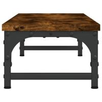 VidaXL Monitorstandaard 85x23x15,5 cm bewerkt hout gerookt eikenkleur - thumbnail