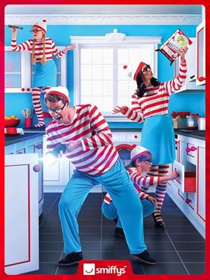 Waar is Wally kostuum jongen