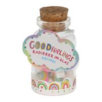 Mini Gummetjes Regenboogwolken in Glas, 12st. - thumbnail