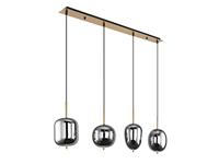 Globo Gouden hanglampBlacky I 4-lichts - 15345-4MM - thumbnail