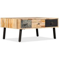 VidaXL Salontafel 90x65x40 cm massief gerecycled teakhout - thumbnail