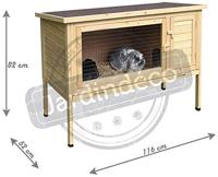 Cuccia per roditori Buddy 116x52x82 cm - thumbnail