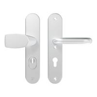 AXA 6668 Veiligheidsbeslag Oval Plus Wing-knop+kruk U-model PC72 anti-kerntrek F1 - 6668-49-91/72U - thumbnail