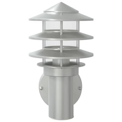 Buitenwandlamp roestvrij staal zilverkleurig Buitenwandlamp roestvrij staal zilverkleurig
