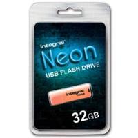 Integral Neon USB 2.0 stick, 32 GB, oranje - thumbnail
