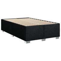 Boxspring met matras stof zwart 140x200 cm - thumbnail