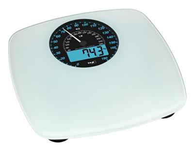 TFA Dostmann SWING 50.1003.02 Personenweegschaal Digitaal Weegbereik (max.): 180 kg Wit