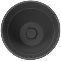 Bloempot EDA Grijs Ø 52 cm Donker grijs Plastic Cirkelvormig Modern - thumbnail