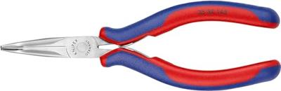 Knipex 35 82 145 Platte rondbektang Elektronica en fijnmechanica 45° gebogen Gereedschapsstaal 145 mm