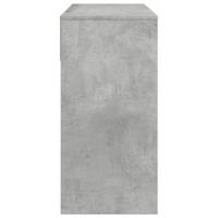 Kaptafel met spiegel 80x39x80 cm betongrijs - thumbnail