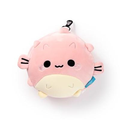 Relaxeazzz Adoramals Puff de Kogelvis Rond Reiskussen & Slaapmasker